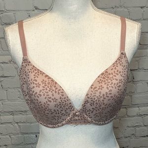 ADORE ME Bra Underwire Lightly Padded Pink Floral-34D